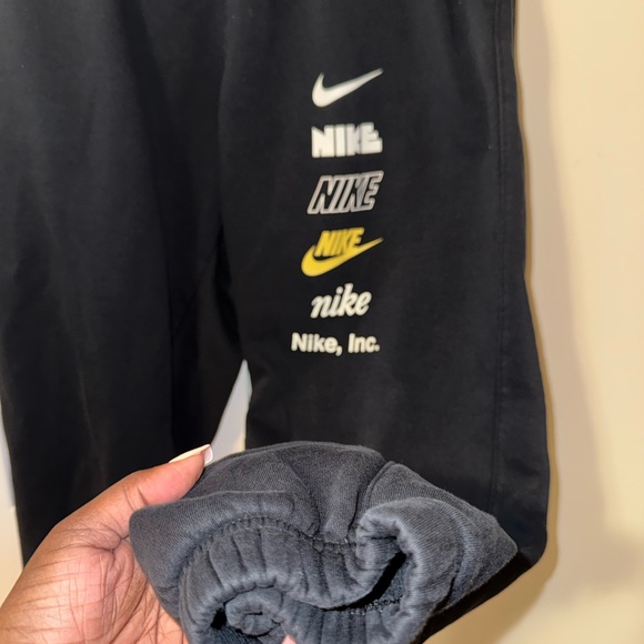 Nike Men's Black Joggers with Logo Accents - Picture 3 of 5